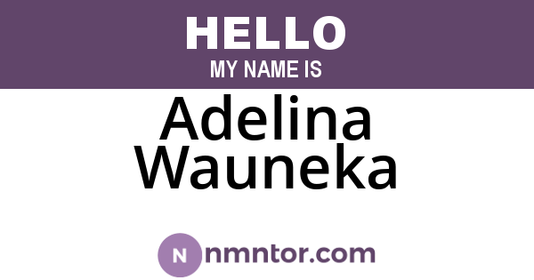Adelina Wauneka