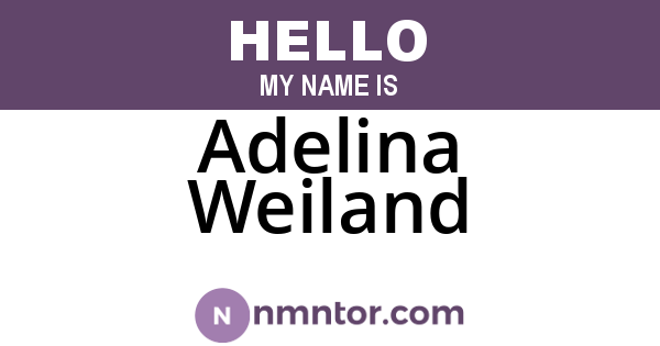 Adelina Weiland
