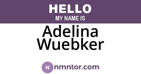 Adelina Wuebker