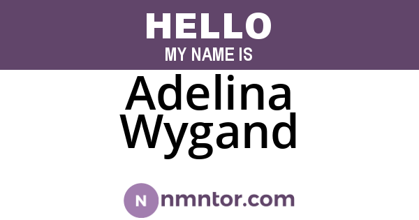 Adelina Wygand