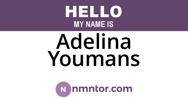 Adelina Youmans