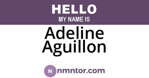 Adeline Aguillon