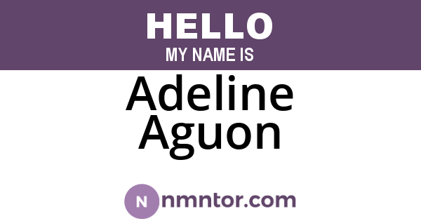 Adeline Aguon