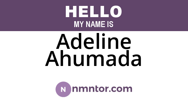 Adeline Ahumada