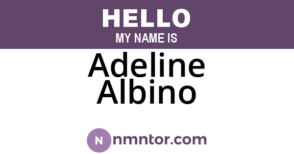 Adeline Albino