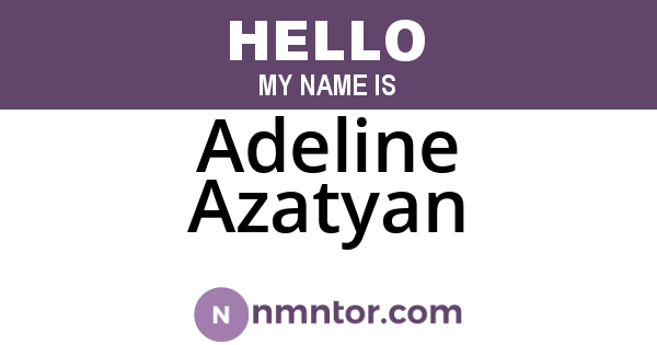 Adeline Azatyan