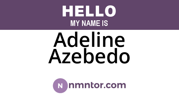 Adeline Azebedo