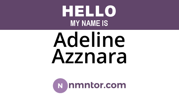 Adeline Azznara