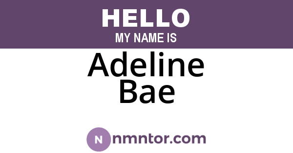 Adeline Bae