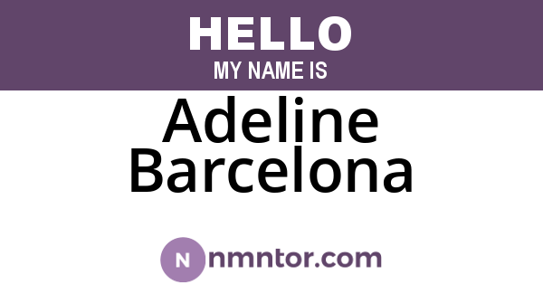 Adeline Barcelona