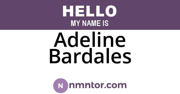 Adeline Bardales