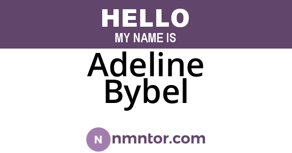 Adeline Bybel