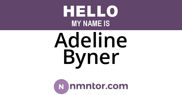 Adeline Byner