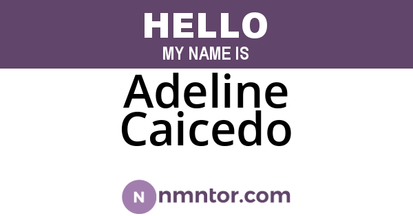 Adeline Caicedo