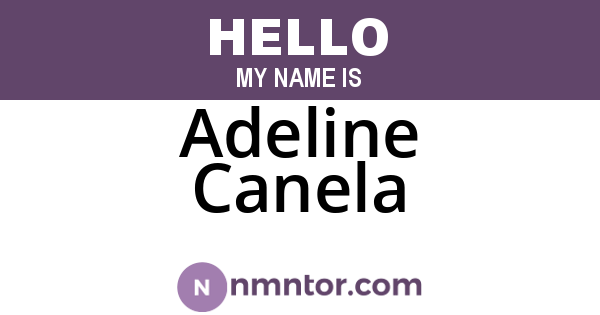 Adeline Canela