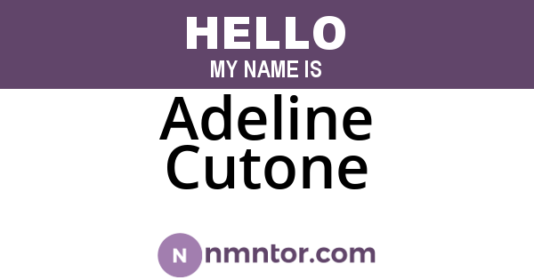 Adeline Cutone
