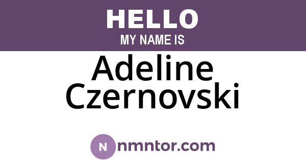 Adeline Czernovski