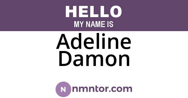 Adeline Damon