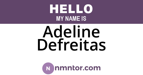 Adeline Defreitas