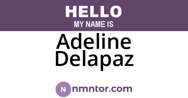 Adeline Delapaz