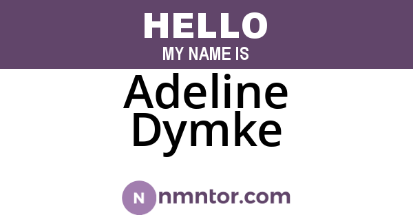 Adeline Dymke