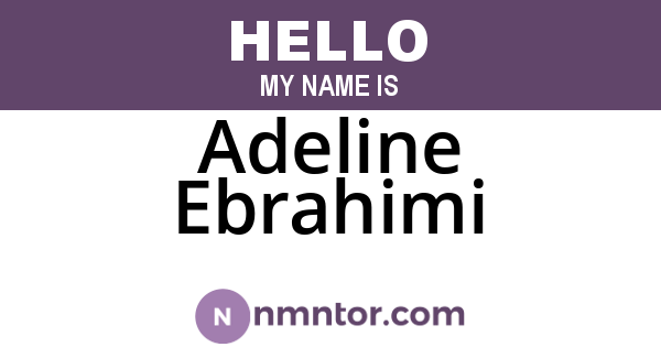 Adeline Ebrahimi