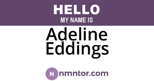 Adeline Eddings