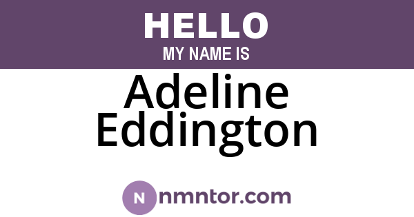 Adeline Eddington