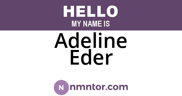 Adeline Eder