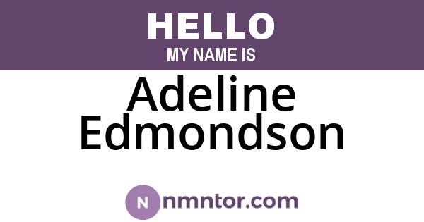 Adeline Edmondson