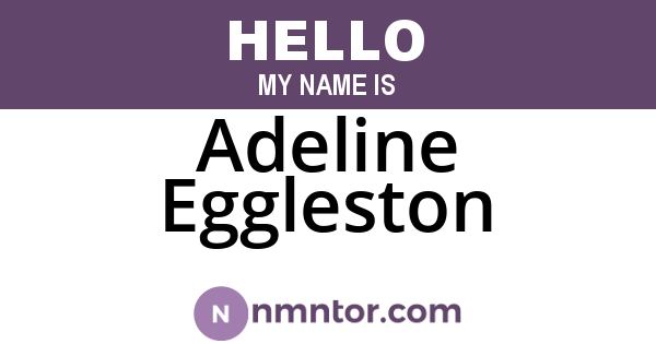 Adeline Eggleston
