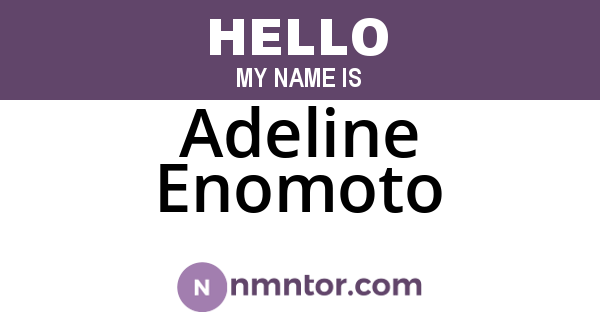Adeline Enomoto