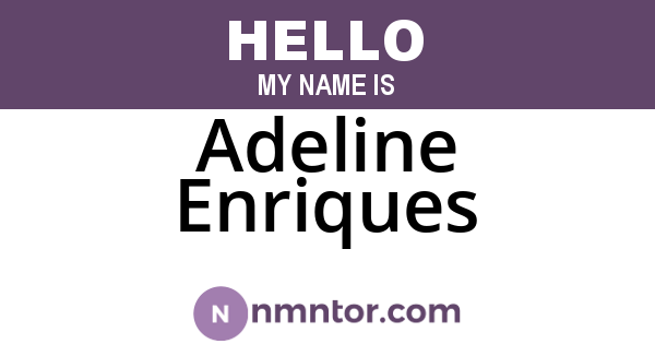 Adeline Enriques