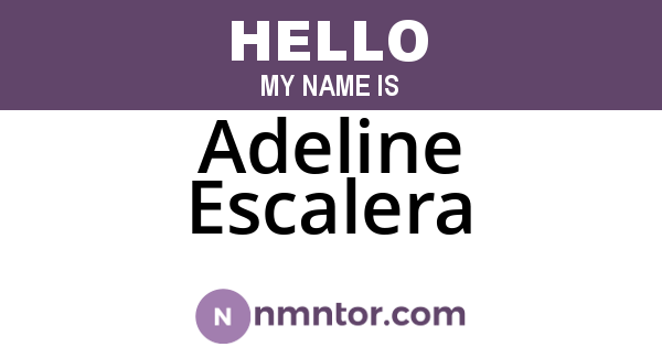 Adeline Escalera