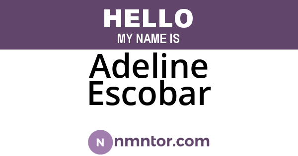 Adeline Escobar