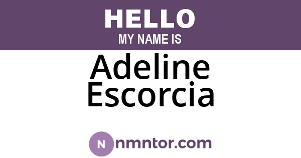 Adeline Escorcia