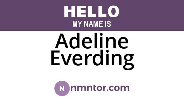 Adeline Everding