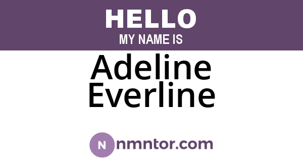 Adeline Everline