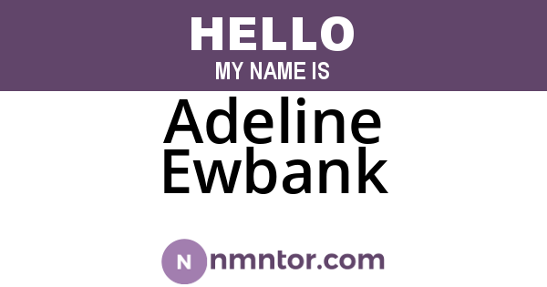 Adeline Ewbank