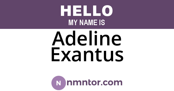 Adeline Exantus