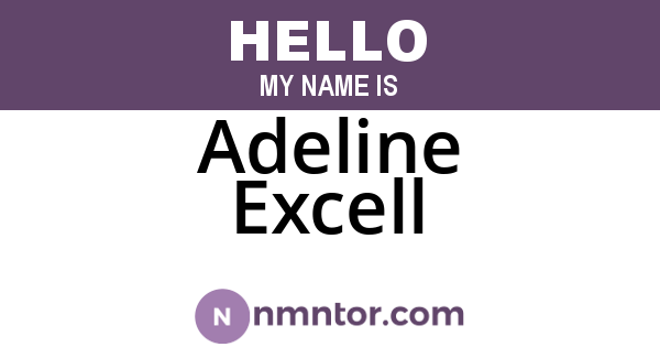 Adeline Excell