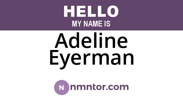 Adeline Eyerman