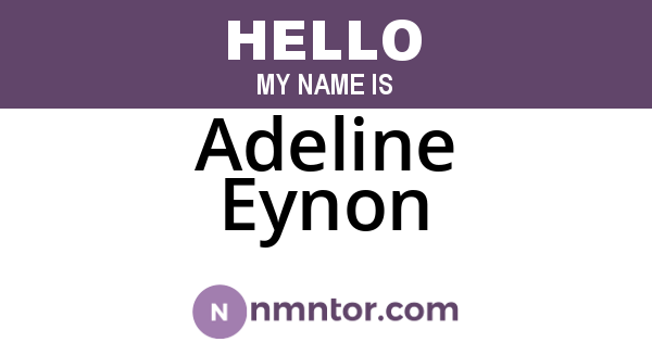 Adeline Eynon