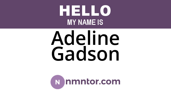 Adeline Gadson