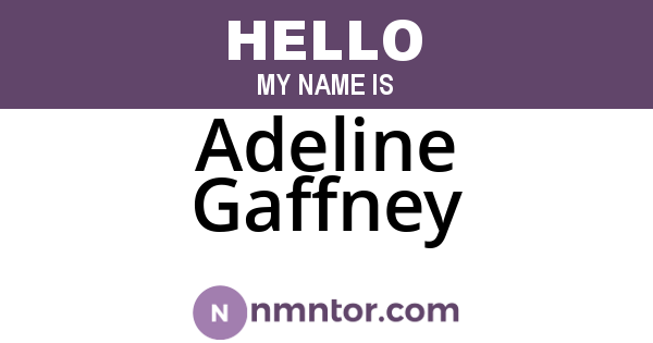 Adeline Gaffney