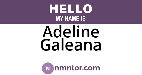 Adeline Galeana
