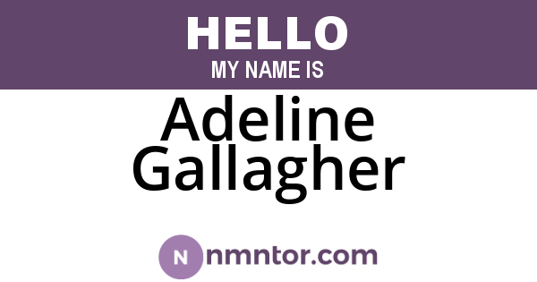 Adeline Gallagher