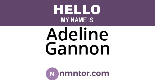 Adeline Gannon