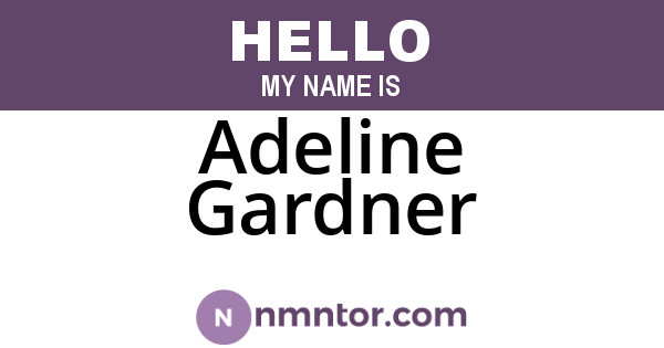 Adeline Gardner