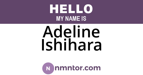 Adeline Ishihara
